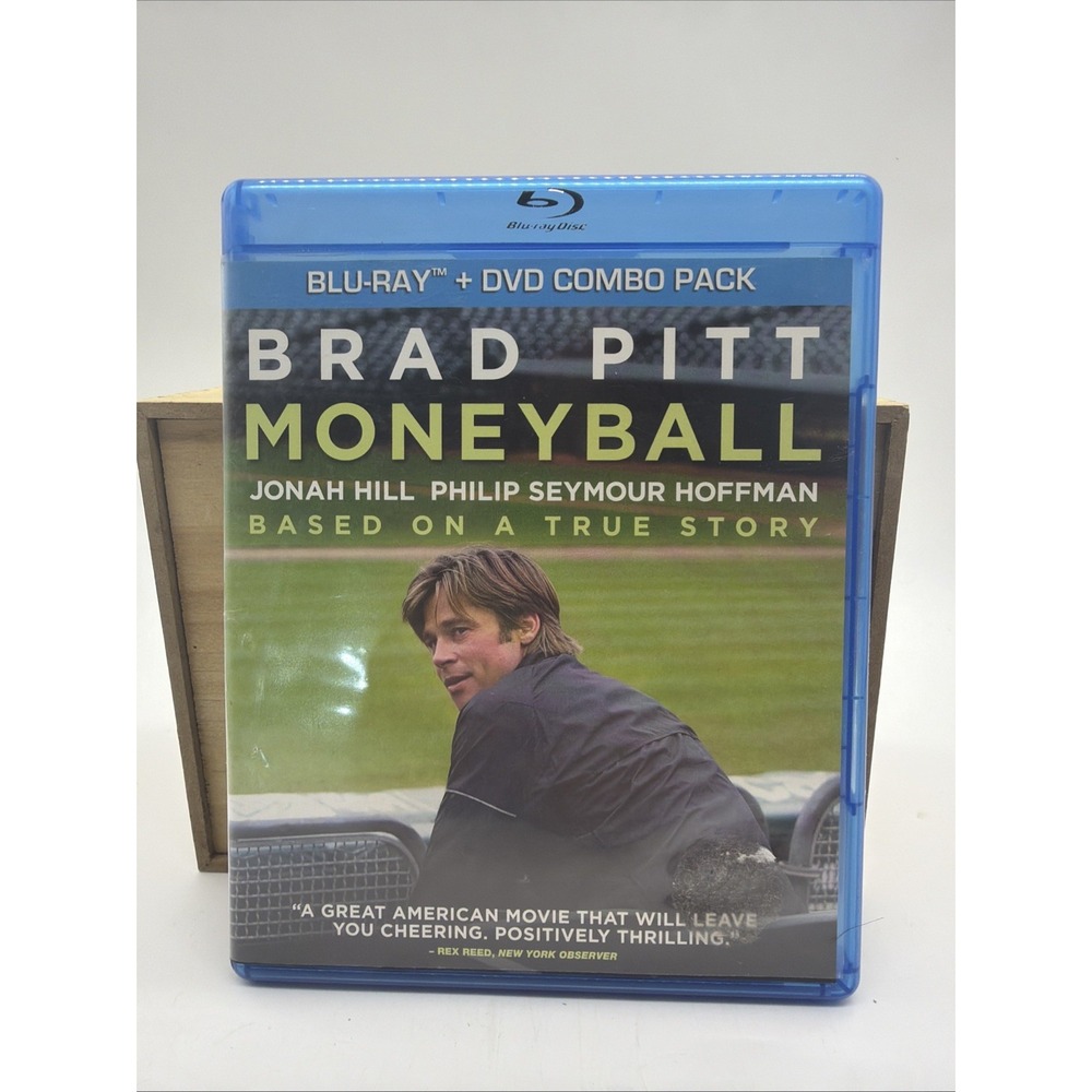 Moneyball Blu-Ray Brad Pitt Sony Pictures Sports Drama Movie 043396393035